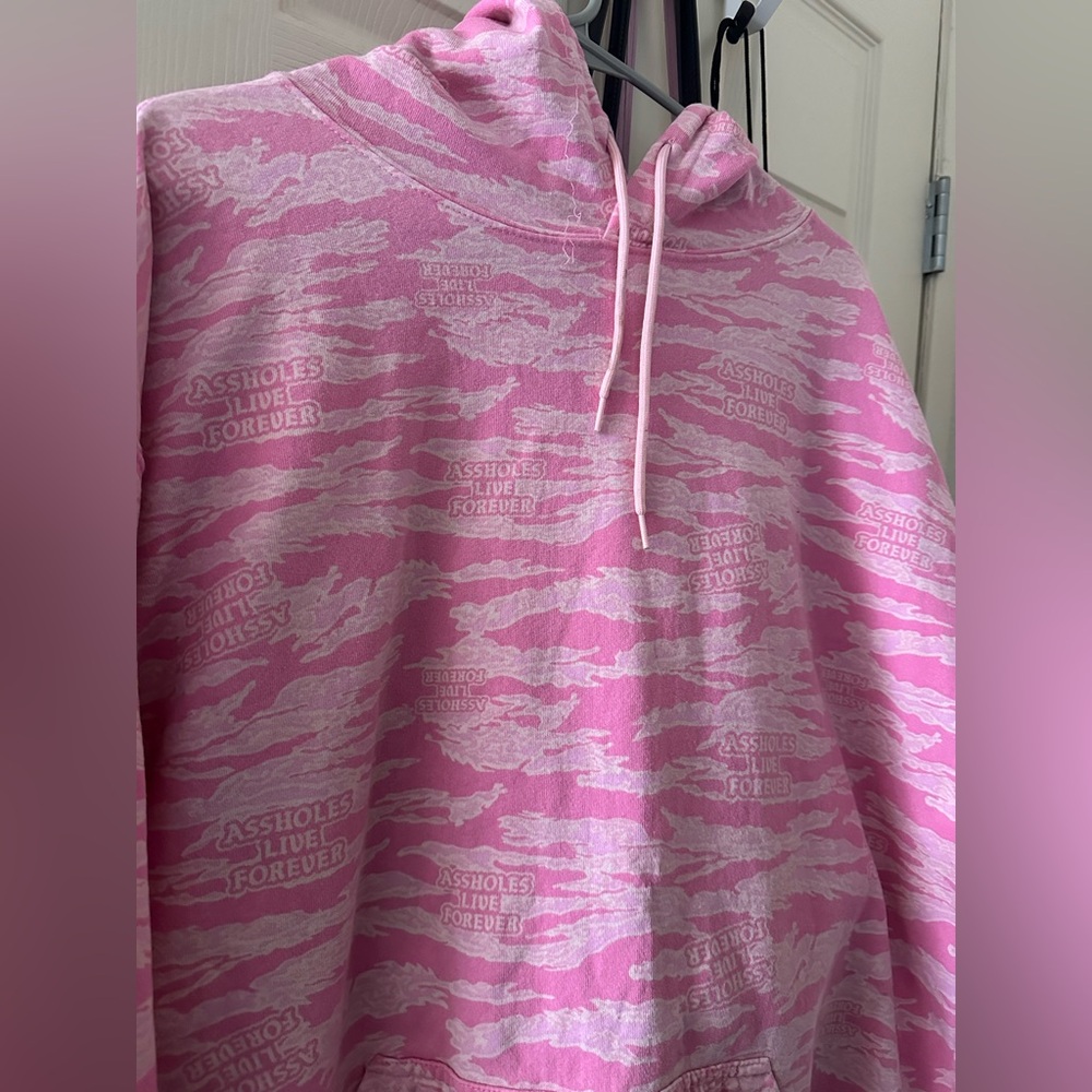 Pink Graphic Hoodie - A$$holes Live Forever - Picture 2 of 4